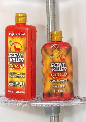 Scent Killer Gold 1241 Wildlife Research Scent Killer Gold Body Wash and Shampoo, 24 Ounce in Saudi Arabia
