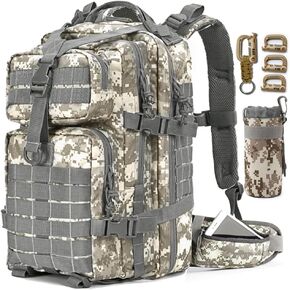 EMDMAK Military Tactical Backpack, 42L Large Military Pack Army 3 Day Assault Pack Molle Bag Rucksack in Saudi Arabia