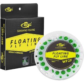 SF Fly Fishing Line with Two Welded Loops Floating Weight Forward Trout Fly Lines 90FT WF2 3 4 5 6 7 8 9 Freshwater
