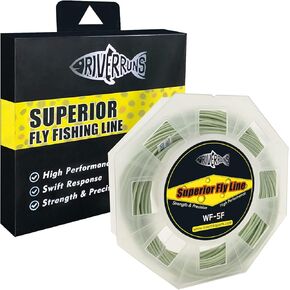 خط الصيد العائم من Riverruns مع حلقة ملحومة الوزن خطوط الطيران للأمام 85FT WF3 4 5 6 7 8F in Kuwait
