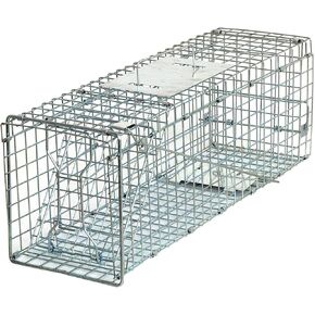 Catch Release Humane Live Animal Trap Cage for Rabbit, Groundhog, Squirrel, Raccoon, Mole, Gopher, Chicken, 24inch