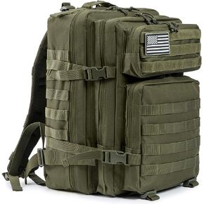 QT&QY 45L Military Tactical Backpacks Molle Army Assault Pack 3 Day Bug Out Bag Hiking Treeking Rucksack… in Saudi Arabia