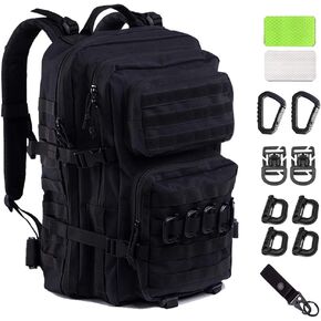 45L Tactical Backpack for Men Women, Military Assault Pack with MOLLE, Large 3 Day Bug Out Bag for Hiking Camping in Saudi Arabia