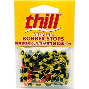 Thill Premium Bobber Stops for Fishing Floats, Fishing Gear and Accessories, 40 Pack, Fluorescent Yellow in Saudi Arabia