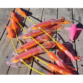لوبو السحر SquidNation Billfish طبعة طويلة الذيل فليبي مرن باكولا طبعة مارلين والتونة الصيد دعابة سلسلة ديزي in Kuwait
