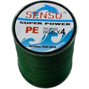 Sensu Braided Fishing Line Abrasion Resistant Superline Zero Stretch&Low Memory Extra Thin Diameter– 150 To1000 Yds, To150LB- 4 & 8 Strands in Kuwait