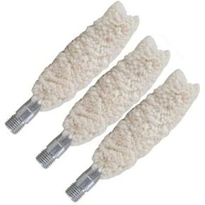 Tipton Bore Mop 3-Pack with 8-32 Threads, Cotton Construction for Applying Gun Oil, Solvent, Bore Cleaning, Gun Maintenance in Saudi Arabia