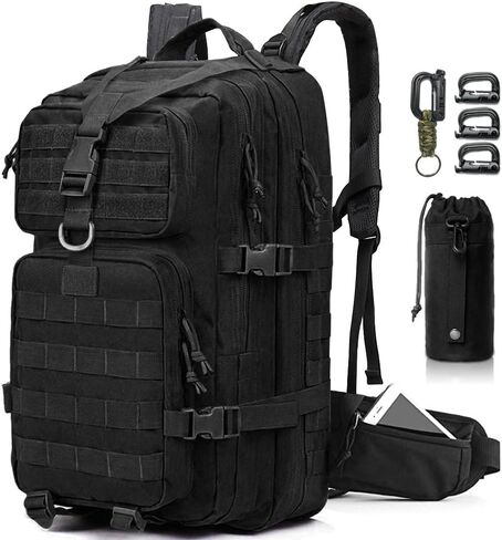 EMDMAK Military Tactical Backpack, Large Military Pack Army 3 Day Assault Pack Molle Bag Rucksack in Saudi Arabia