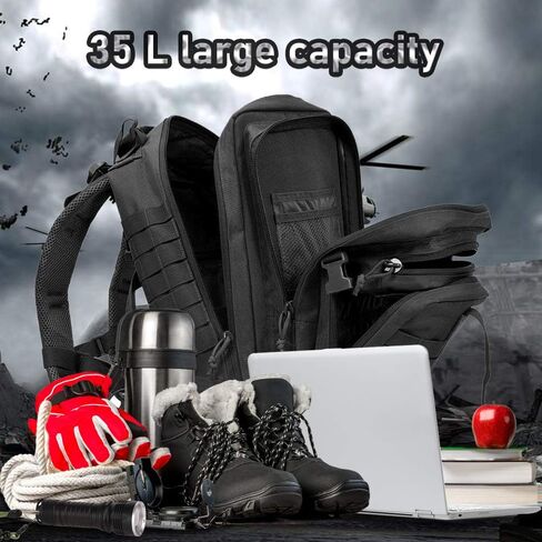 EMDMAK Military Tactical Backpack, Large Military Pack Army 3 Day Assault Pack Molle Bag Rucksack in Saudi Arabia