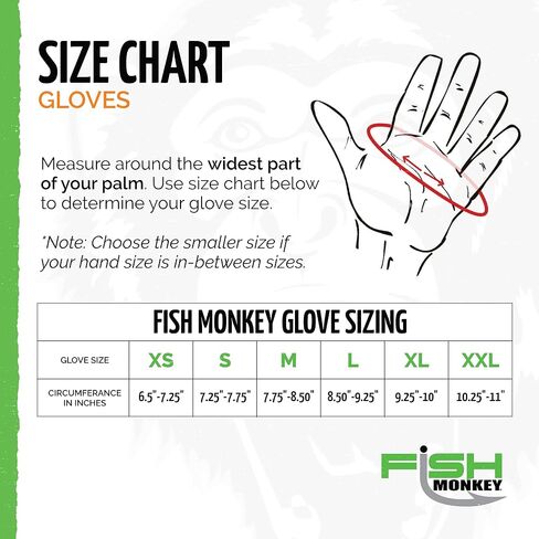 قرد السمك بعامل حماية من الأشعة فوق البنفسجية 50+ لا يتآكل عند قطع الأصابع. قبضة فائقة مضادة للانزلاق، وسادات أسلاك خاصة على أصابع الإبهام/السبابة وجانب القفازات للرجال والنساء in Kuwait