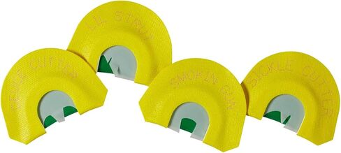 Hunters Specialties Strut Realistic Sounds Premium Flex Four Turkey Diaphragm Mouth Calls Combo, 4 Pack in Saudi Arabia