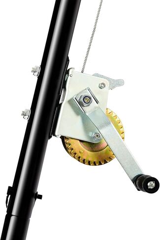 رافعة ألعاب KNINE OUTDOORS ثلاثية القوائم مع شماعة غزال بسعة 500 رطل ومجموعة رافعة كاملة مع Gambrel ورافعة يدوية للعبة موسم الصيد حتى 500 رطل in Kuwait