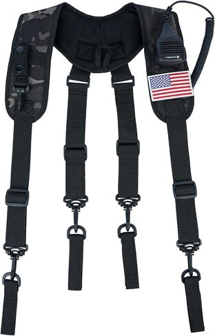 MELOTOUGH Tactical Suspenders Duty Belt Harness Padded Adjustable Tool Belt Suspenders with Key Holder in Saudi Arabia