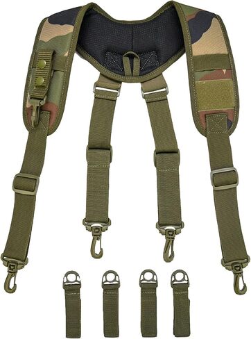 MELOTOUGH Tactical Suspenders Duty Belt Harness Padded Adjustable Tool Belt Suspenders with Key Holder in Saudi Arabia
