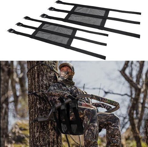Universal Tree Stand Seat Replacement 16 X12" Adjustable Tree Stand Seat Deer Stand Accessories for Hunting for Climbing Treestands Ladder Stands Lock On Tree Stands, Easy To Install & Remove (1 PACK) in Kuwait