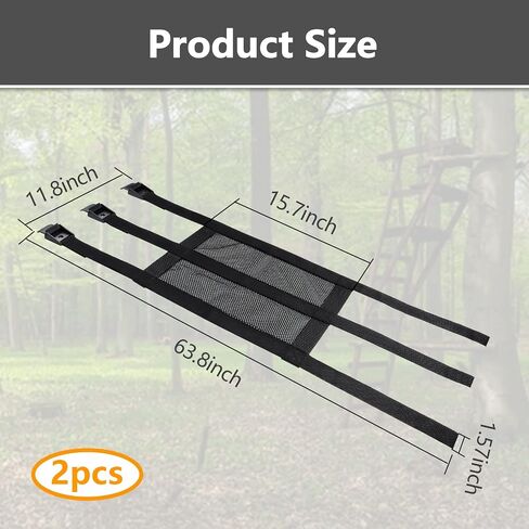 Universal Tree Stand Seat Replacement 16 X12" Adjustable Tree Stand Seat Deer Stand Accessories for Hunting for Climbing Treestands Ladder Stands Lock On Tree Stands, Easy To Install & Remove (1 PACK) in Kuwait