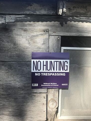 صن براست سيستمز لافتة بعبارة No Hunting/Trespassing Property Marking 8616، 12 انش × 12 انش، عبوة من 10 قطع، ارجواني in Kuwait