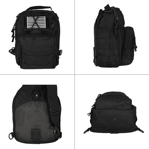BOMTURN التكتيكية Backpack-1000D حقيبة ظهر عسكرية مقاومة للماء/قطع الليزر/حقائب CCW حقيبة رافعة حقيبة كتف تكتيكية للرجال in Kuwait