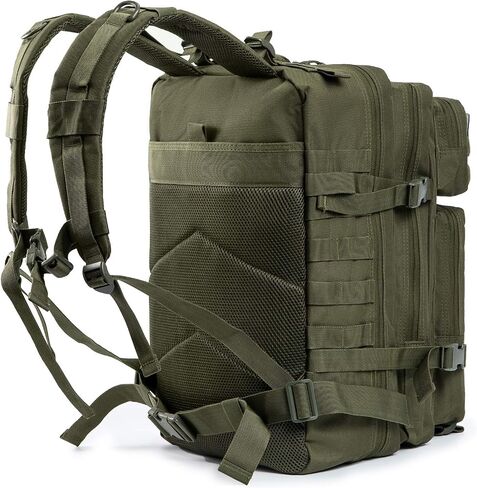 QT&QY 45L Military Tactical Backpacks Molle Army Assault Pack 3 Day Bug Out Bag Hiking Treeking Rucksack… in Kuwait