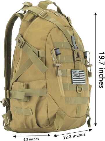 Tactical Backpack Military Molle Bag Hiking Daypacks for Camping Trekking Hunting Traveling Motorcycle in Saudi Arabia