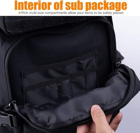 45L Tactical Backpack for Men Women, Military Assault Pack with MOLLE, Large 3 Day Bug Out Bag for Hiking Camping in Kuwait