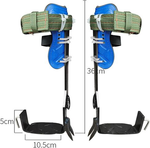 آلة الحياكة مسامير تسلق الأشجار ذات الألواح الفولاذية، وأشرطة واسعة وأبازيم صف مزدوج، أحذية تسلق عمود شجرة غير قابلة للانزلاق، مناسبة للأنشطة الخارجية in Kuwait
