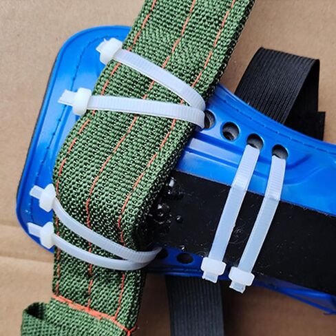 آلة الحياكة مسامير تسلق الأشجار ذات الألواح الفولاذية، وأشرطة واسعة وأبازيم صف مزدوج، أحذية تسلق عمود شجرة غير قابلة للانزلاق، مناسبة للأنشطة الخارجية in Kuwait