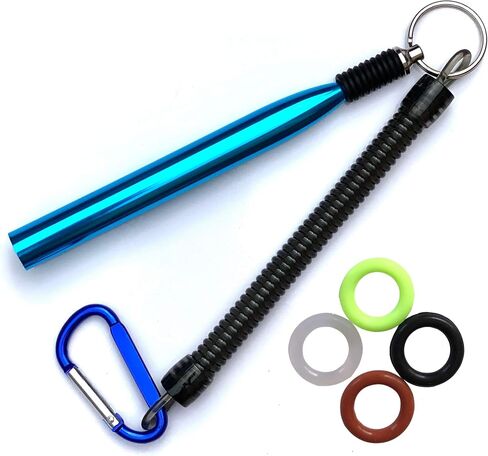 JIGITY - 2 Pack Wacky Rig Tool and O Rings (220 or 340pcs) | Blue + Camouflage Tools for Senkos Stick Bait Neko Ned Finesse Rigging Style Kit Bass Fishing Gear Aluminum Tube (NO Worms or Hooks) in Saudi Arabia