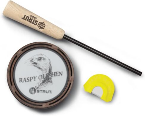 Hunters Specialties HS Strut Raspy Old Hen Glass Wild Turkey Call Hunting Combo Kit in Saudi Arabia
