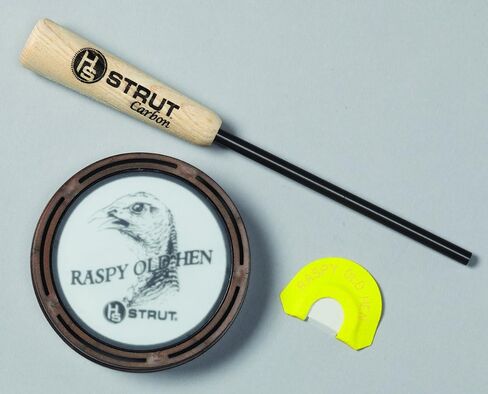 Hunters Specialties HS Strut Raspy Old Hen Glass Wild Turkey Call Hunting Combo Kit in Saudi Arabia