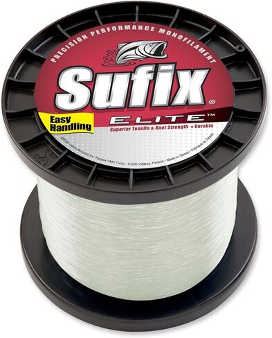 Sufix Elite 3000-Yards Spool Size Fishing Line (Clear, 10-Pound) in Saudi Arabia
