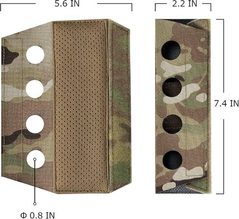 PETAC GEAR Tactical Vest Shoulder Pads 2PCS Lightweight Cushion Strap Pads with Foam and Spacer mesh in Saudi Arabia