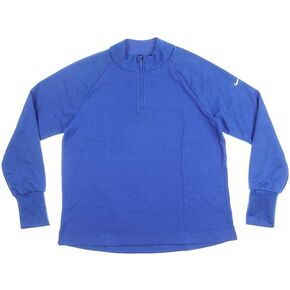 Nike Women's 1/4 Zip Jacket Polyester/Spandex Blend Therma Victory Long Sleeve 1/4 Zip Golf Top Blue (Medium) in Saudi Arabia