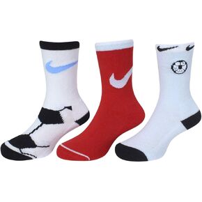 Nike Sports Ball Socks Toddler Boy's 3-Pairs Crew in Saudi Arabia
