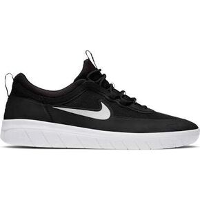 حذاء تزلج رجالي Sb Nyjah Free من Nike أسود أبيض أسود 8 in Saudi Arabia