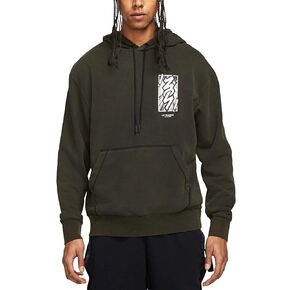 Nike Air Jordan Zion Men's Performance Fleece Hoodie Size L Washed Black in Saudi Arabia