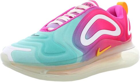 حذاء الجري Nike Air Max 720 للسيدات (5.5، لون أزرق مخضر/ذهبي جامعي/فوشيا ليزر) in Saudi Arabia