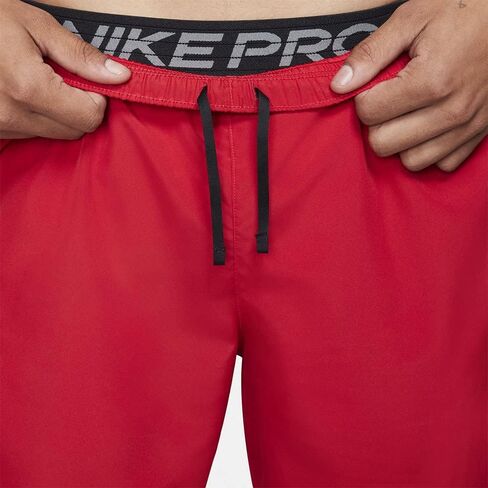 Nike Challenger Men's Brief-Lined Running Shorts CZ9066-657 (RED/Silver), Medium in Saudi Arabia