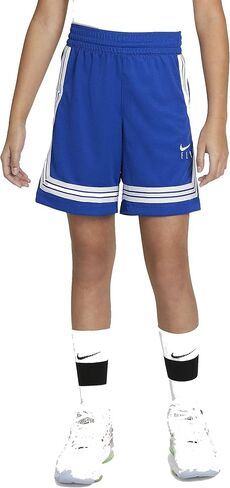Nike Girls Fly Crossover Training Shorts (Medium) Royal Blue in Saudi Arabia