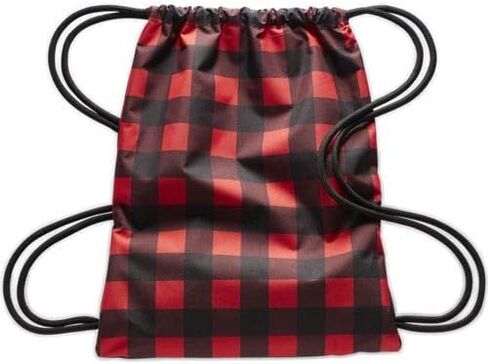 Nike Heritage 2.0 Gymsack, Drawstring Backpack (University Red/Black/Plaid) in Saudi Arabia