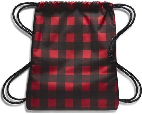 Nike Heritage 2.0 Gymsack, Drawstring Backpack (University Red/Black/Plaid) in Saudi Arabia