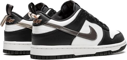 Nike Youth Dunk Low DH9764 001 Black White Metallic - Size 5Y in Saudi Arabia