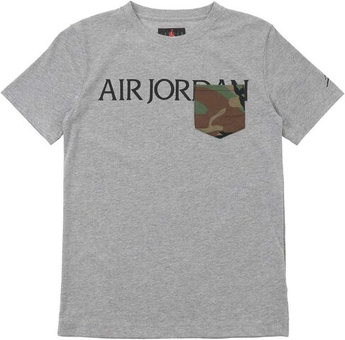Nike Air Jordan Big Boys (8-20) Short-Sleeve Jumpman T-Shirt Jordan (Grey/Camo Pocket/Jumpman, Large) in Saudi Arabia