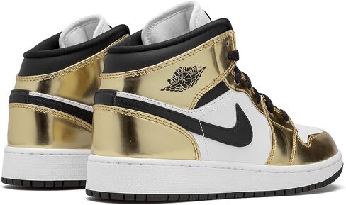 Jordan Youth Air Jordan 1 Mid SE GS DC1420 700 Metallic Gold - Size 3.5Y in Saudi Arabia