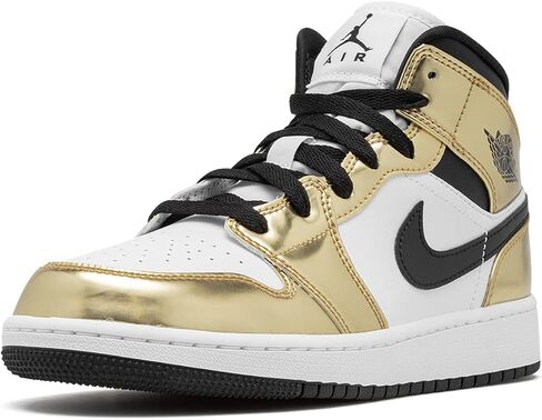 Jordan Youth Air Jordan 1 Mid SE GS DC1420 700 Metallic Gold - Size 3.5Y in Saudi Arabia