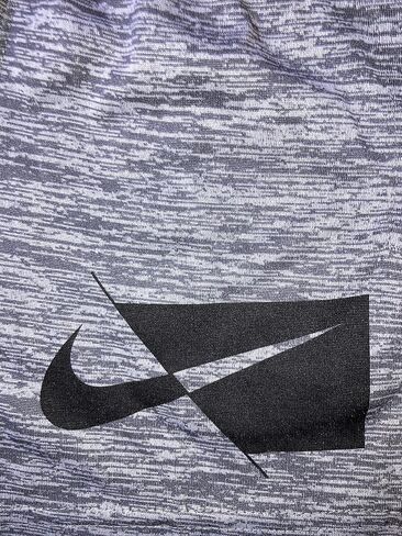 Nike Toddler Boys Smoke Grey Heather Mesh Athletic Dri-Fit Shorts, Lightweight, Black/Smoke Grey Heather Color Blocked Swoosh, Elastic Waistband, Front Pockets, Style 76H472/Color G9Y, Toddler Size 2T in Saudi Arabia