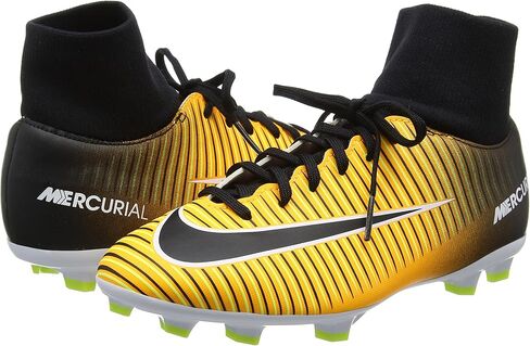 حذاء كرة القدم Nike Mercurial Victory VI Dynamic Fit FG للأولاد, برتقالي ليزر برتقالي أسود أبيض فولت ليزر برتقالي أسود أبيض V متعدد الألوان in Saudi Arabia