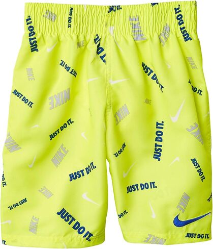 Nike Boy's Logofetti Shorts (Big Kids) Lemon Venom XL (18-20 Big Kids) in Saudi Arabia