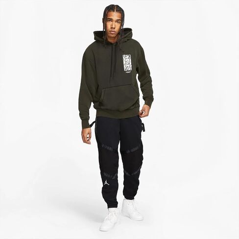Nike Air Jordan Zion Men's Performance Fleece Hoodie Size L Washed Black in Saudi Arabia