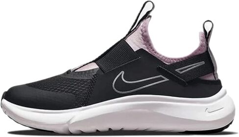 Nike Girls Flex Plus Running Shoes (PS) Black/Metallic Silver-Pink Size 11C in Saudi Arabia